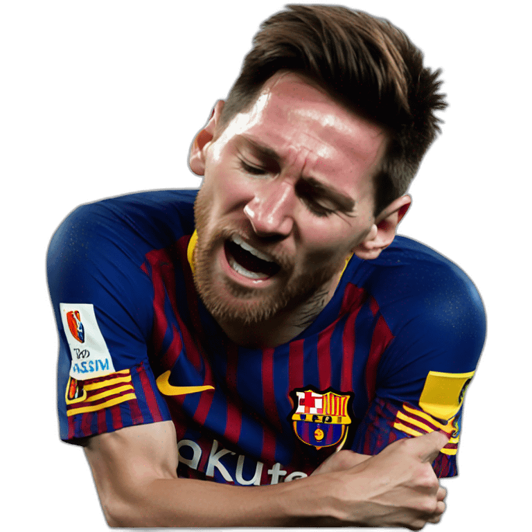 messi cry emoji