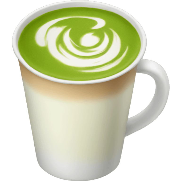 Matcha latte emoji