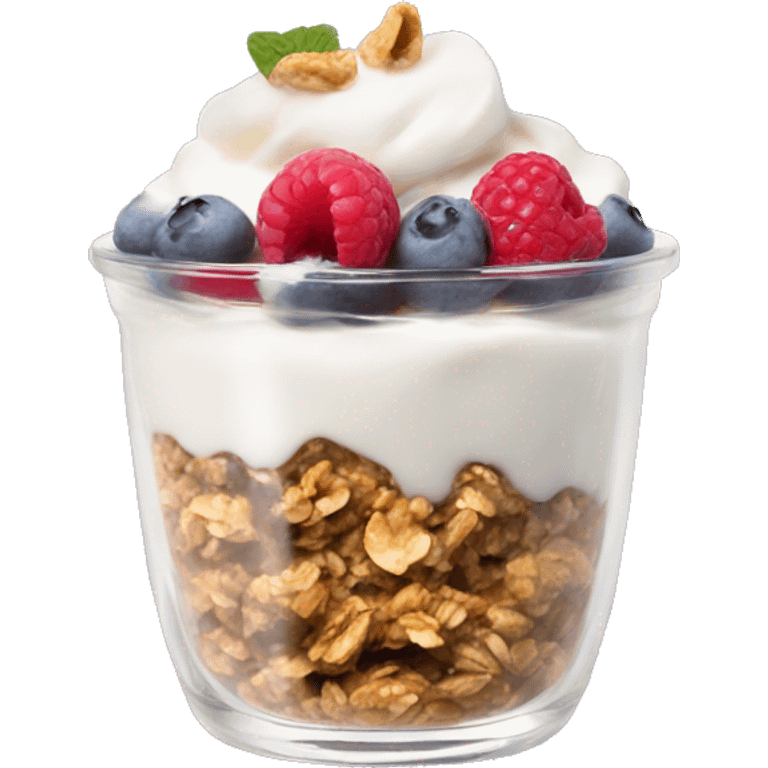 yogurt granola parfait emoji