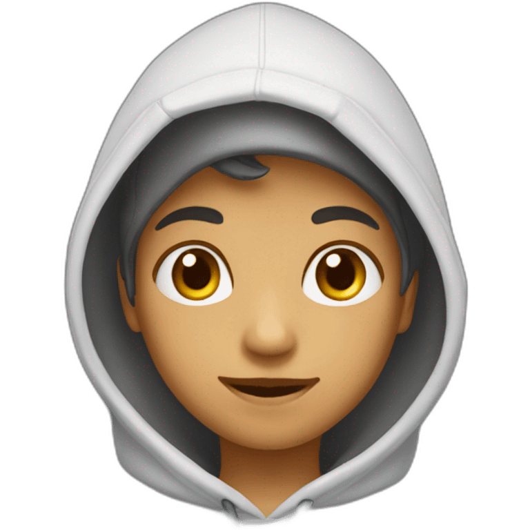 Garçon 13 ans en capuche emoji