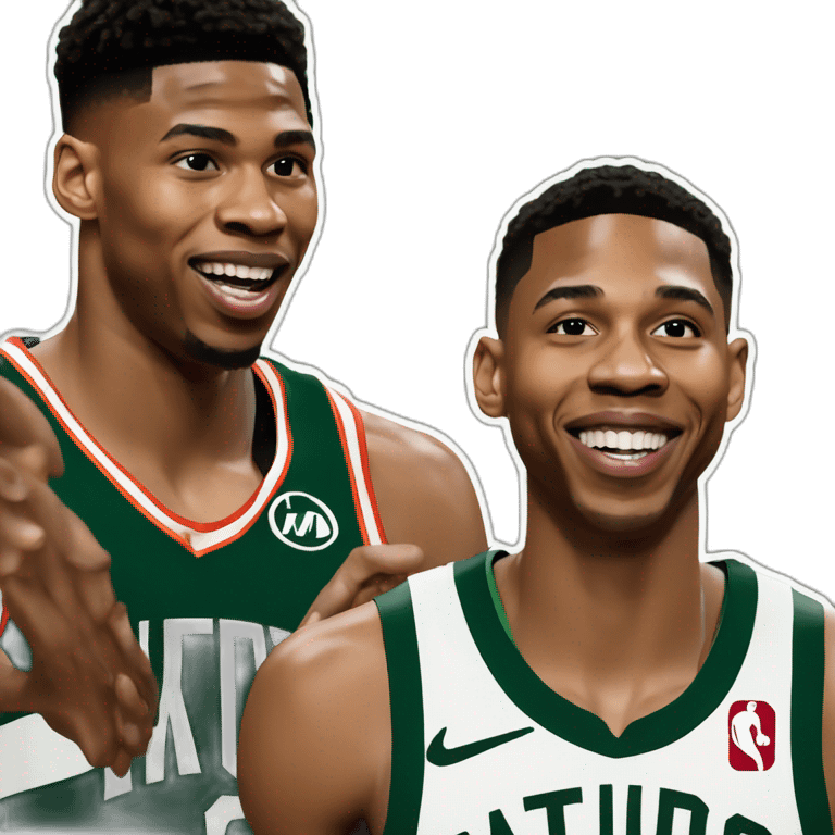 Antetokounbo and lillard emoji