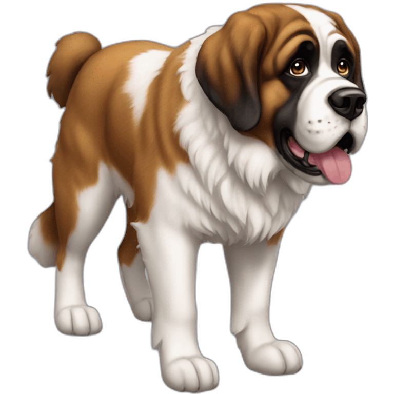 Saint Bernard Dog Full Body emoji