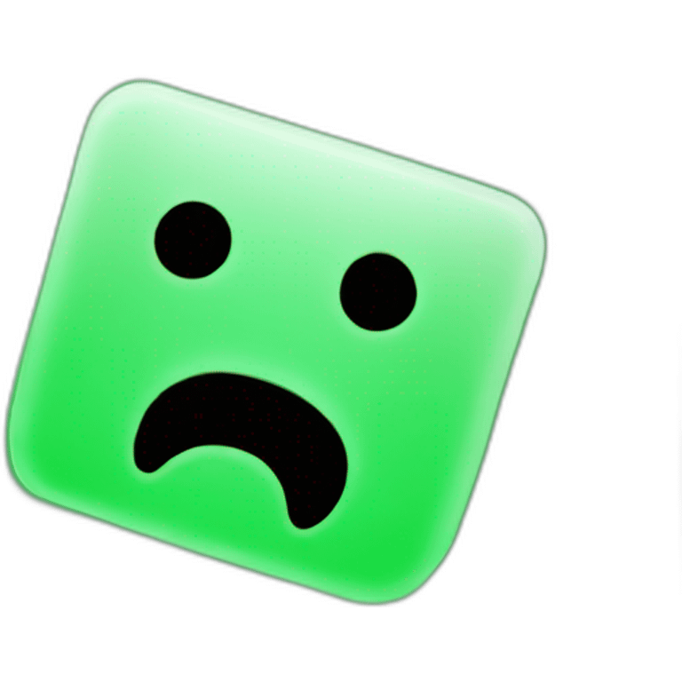 green text editor applogo emoji