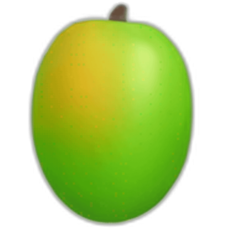 mango,green  emoji