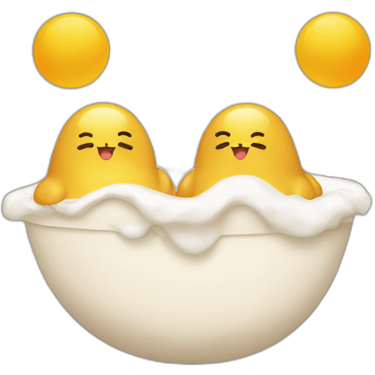 gudetama happy emoji