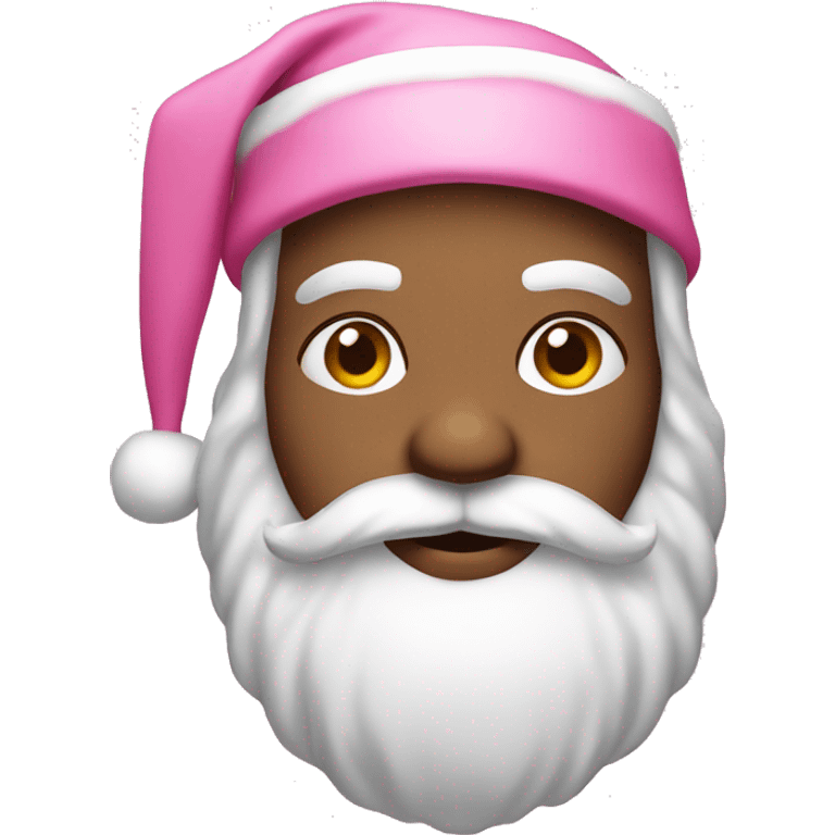 pink santa emoji