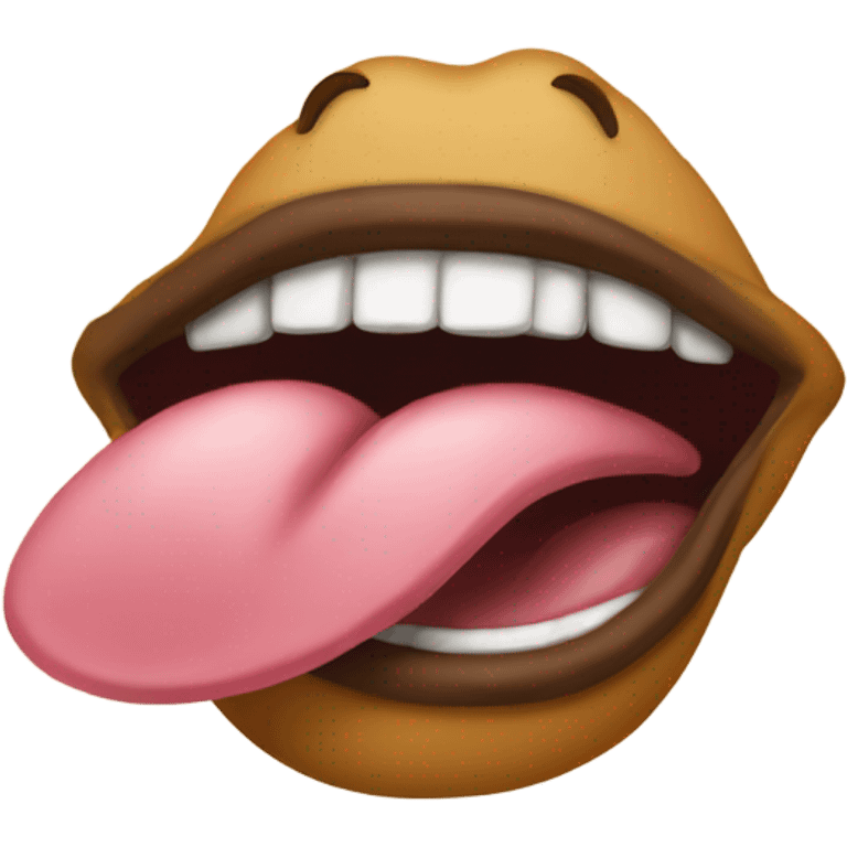 a tongue emoji