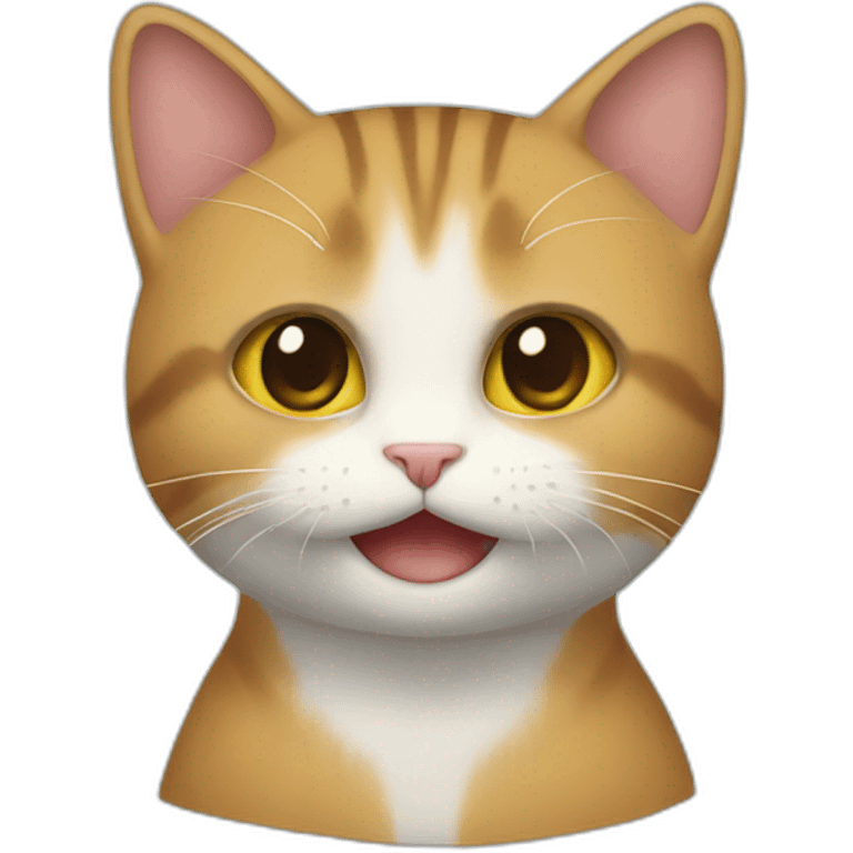 Un chat emoji