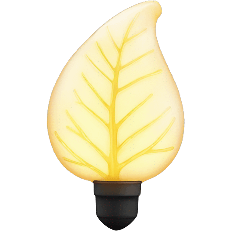 Glowy Leaf lamp emoji