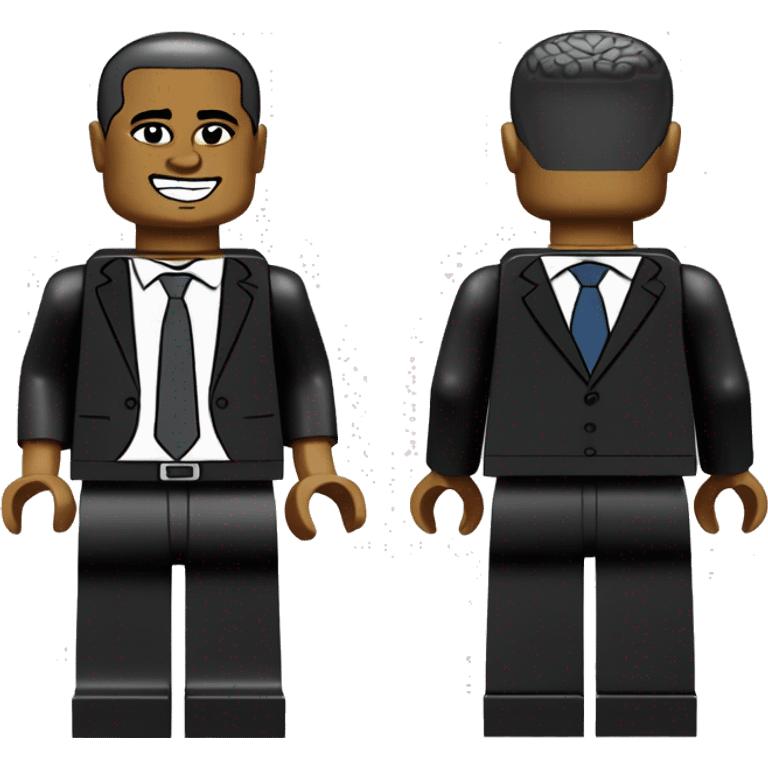 BARACK OBAMA full body lego emoji