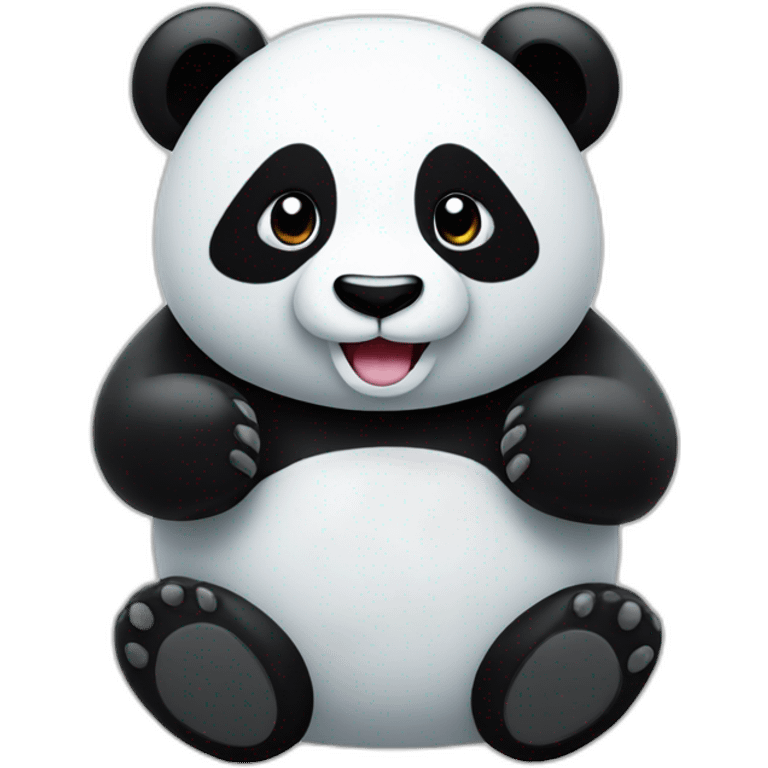 panda in crystal emoji