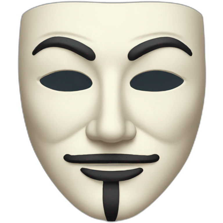 Anonymous mask emoji