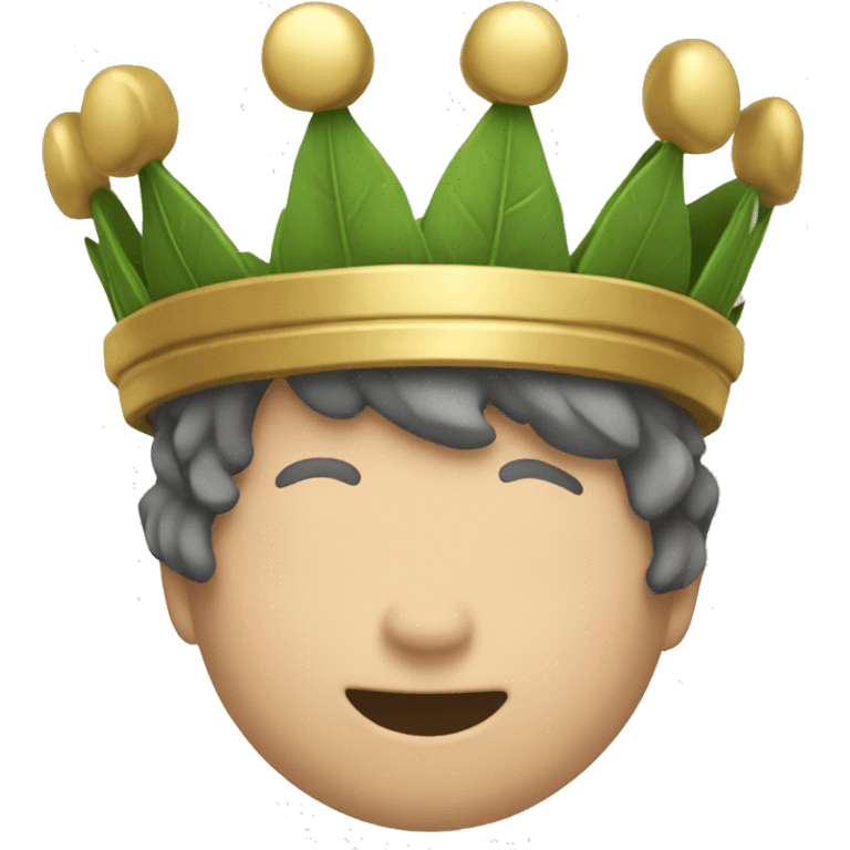 Laurel crown emoji