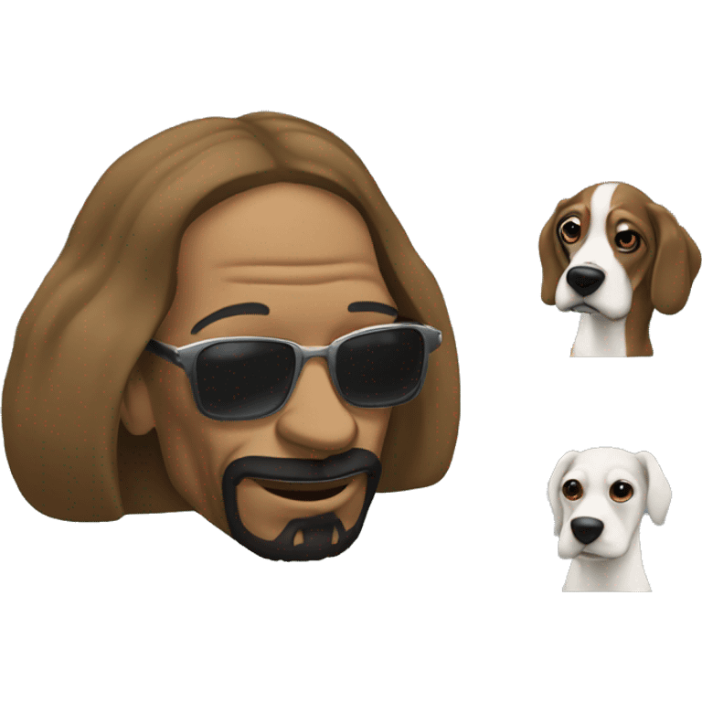 Snoop dog hitting the griddy emoji