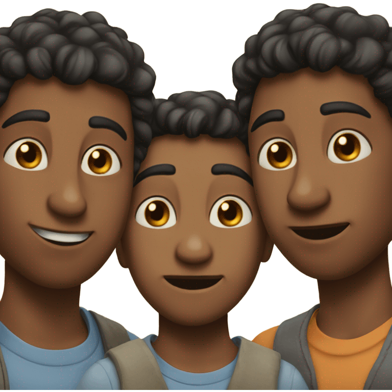 Three brothers emoji