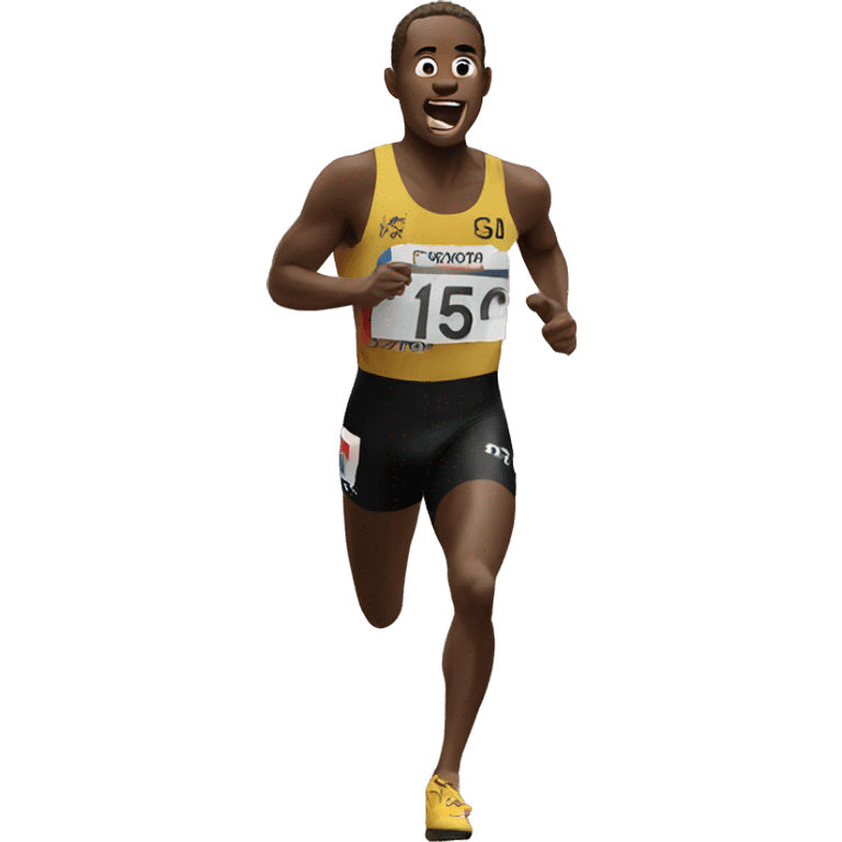 Winning race emoji