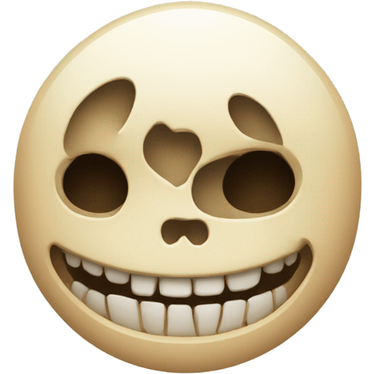 smile with skull emoji