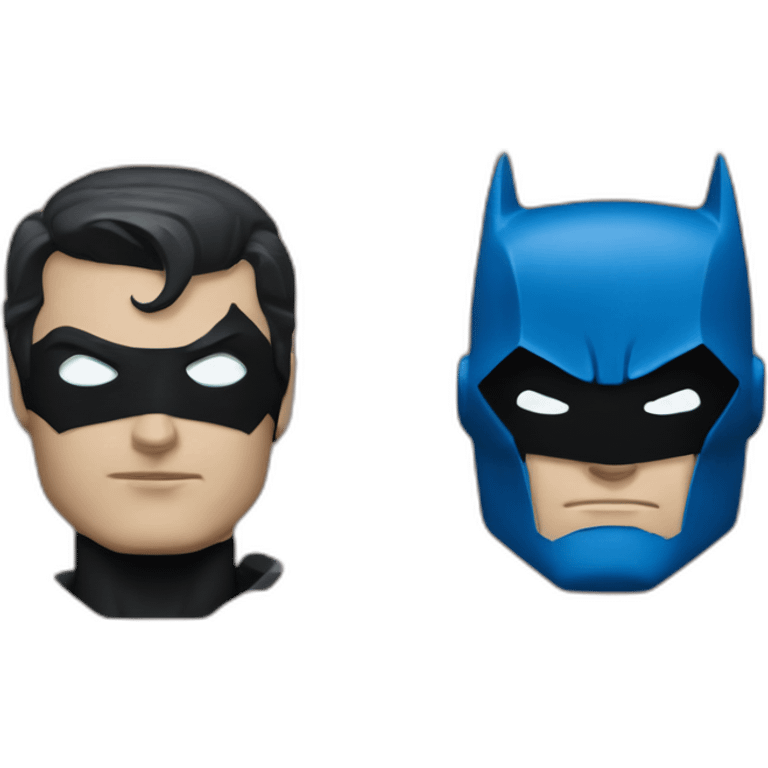 Power of Superman and intelligence of batman emoji