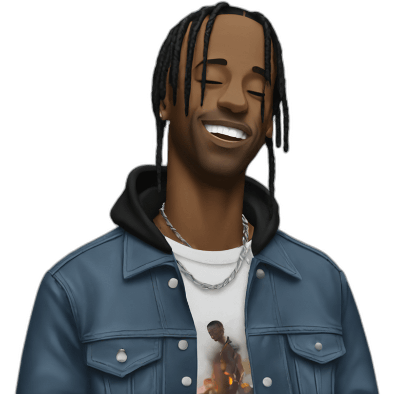 Travis scott performing emoji