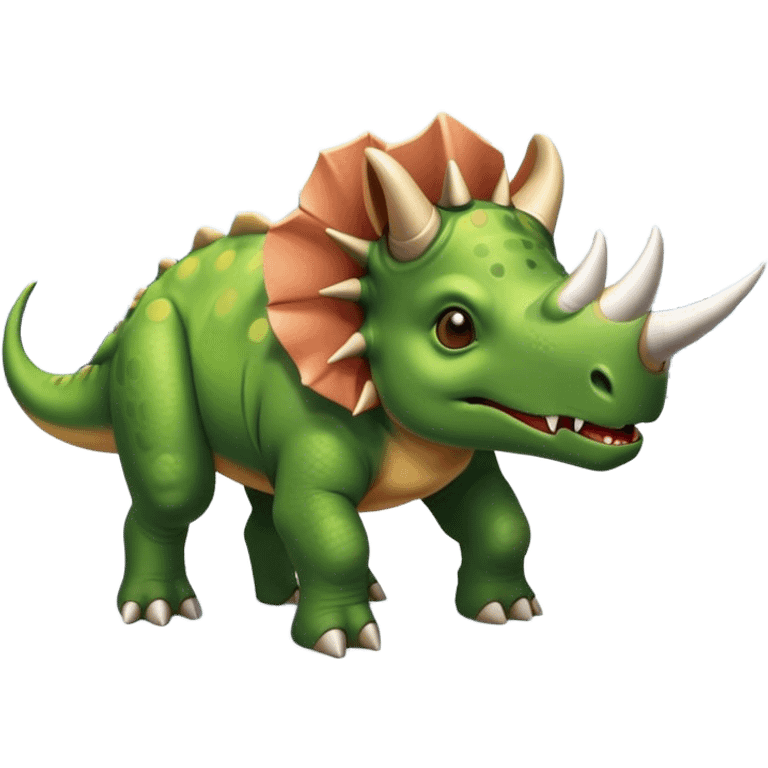 office triceratops in an airport emoji