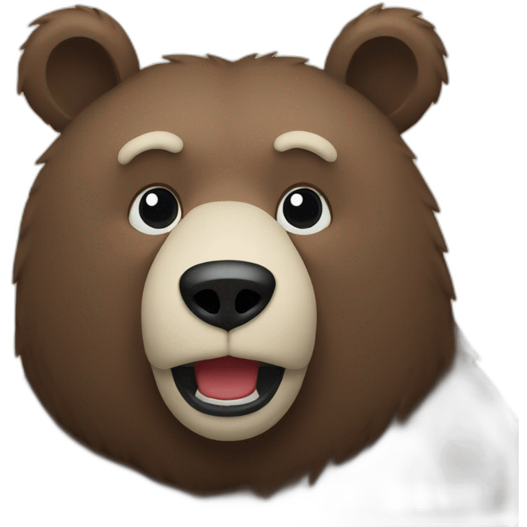 bear cancel sign emoji