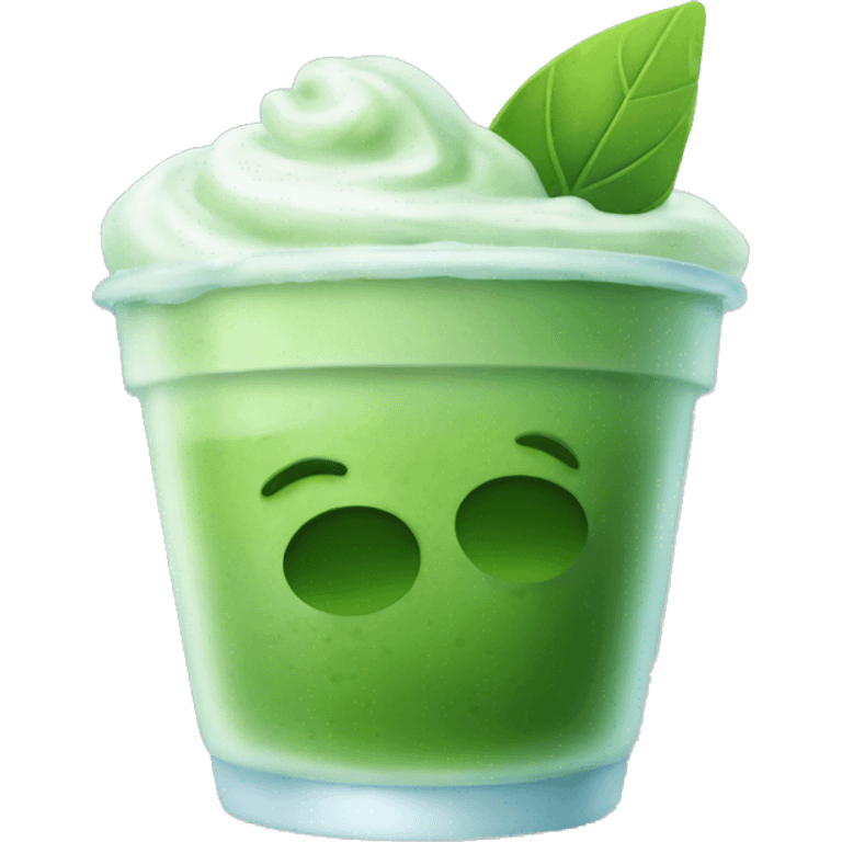 Ice cold matcha  emoji