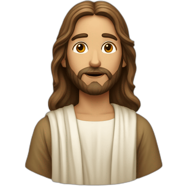 jesus qui fais un câlin à une fille emoji