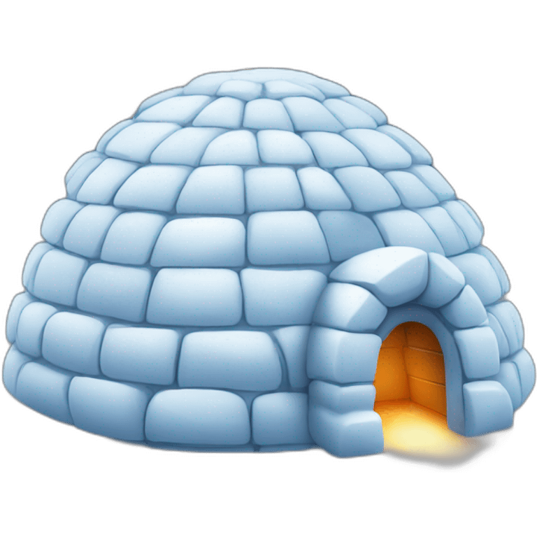 igloo with fireworks emoji