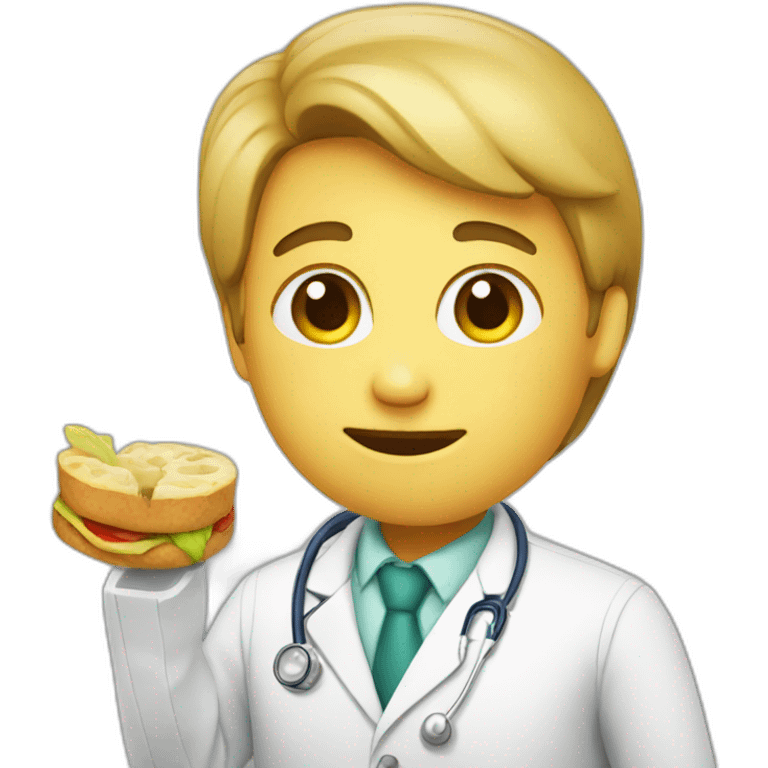 eating medical knowledge emoji