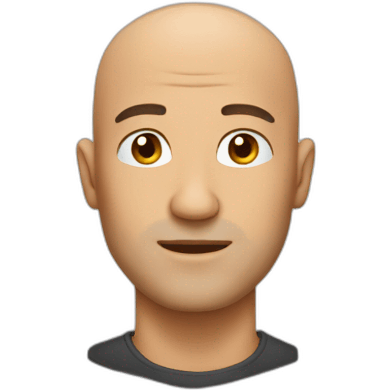 man bald emoji