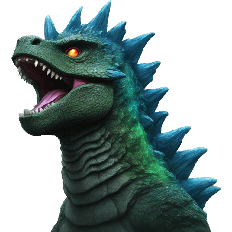 realistic galaxy godzilla  emoji