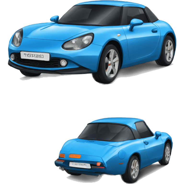 Voiture de sport alpine  emoji