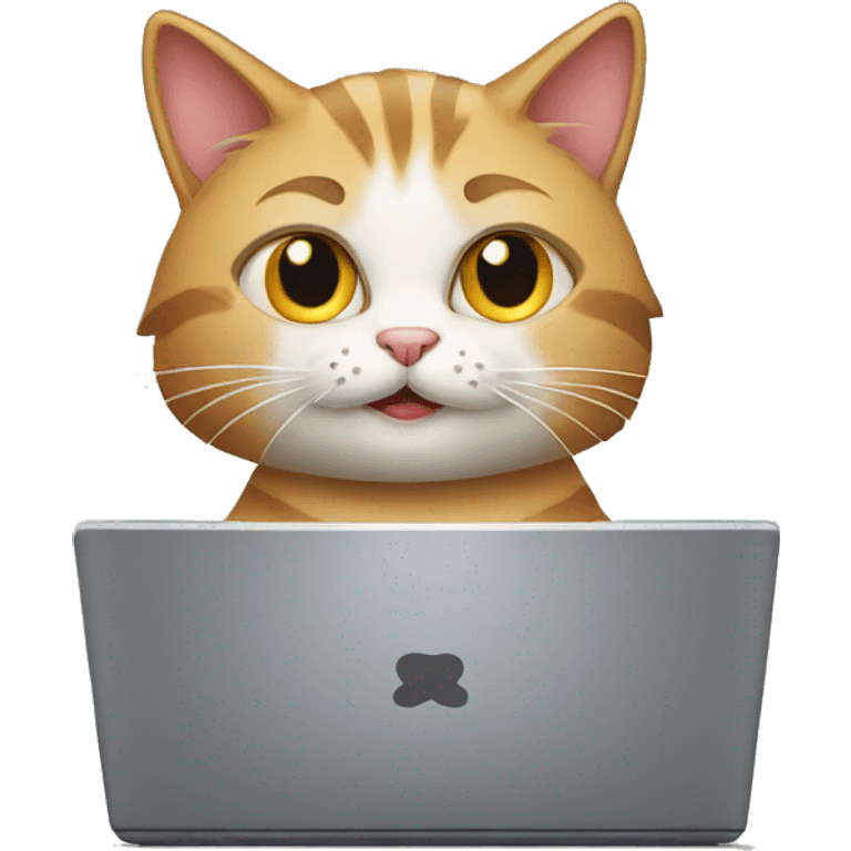 cat with laptop  emoji