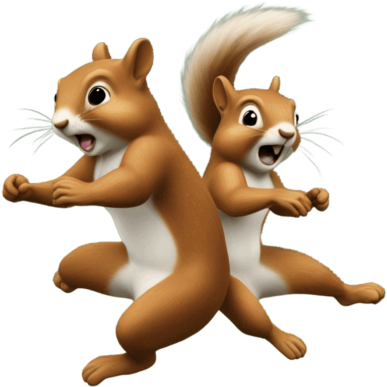 Squirrels going crazy  emoji