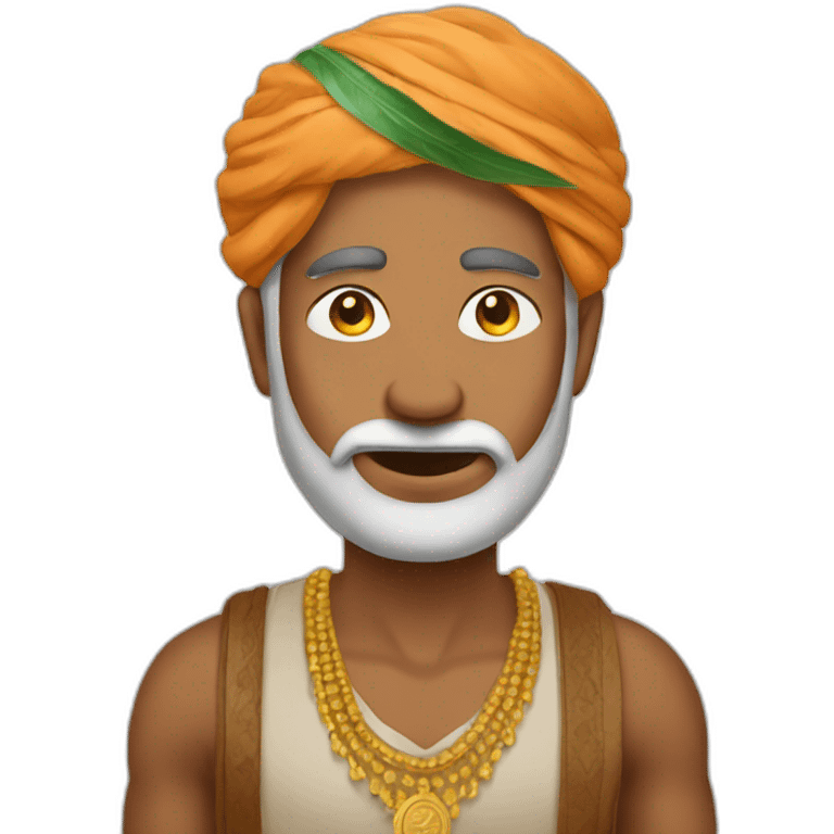 man with indian rupess  money emoji