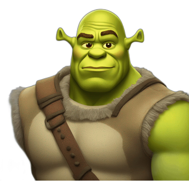 muscled shrek emoji