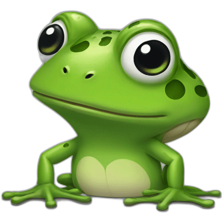 Peppe the frog emoji