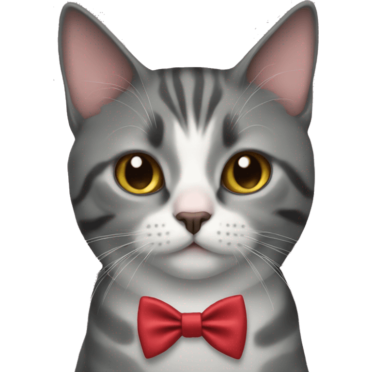 cat with bowtie emoji