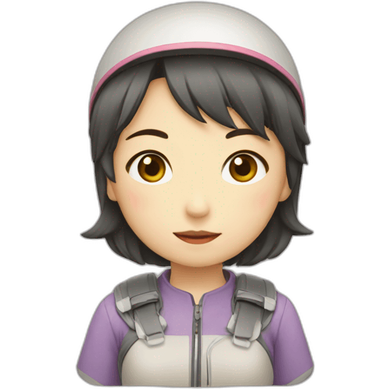 hours-rider—japanese-girl emoji