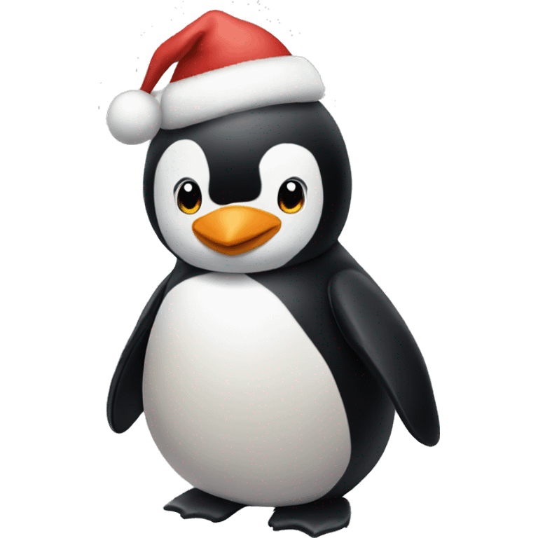 christmas penguin emoji