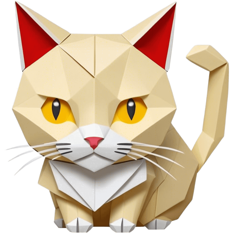 cat origami emoji