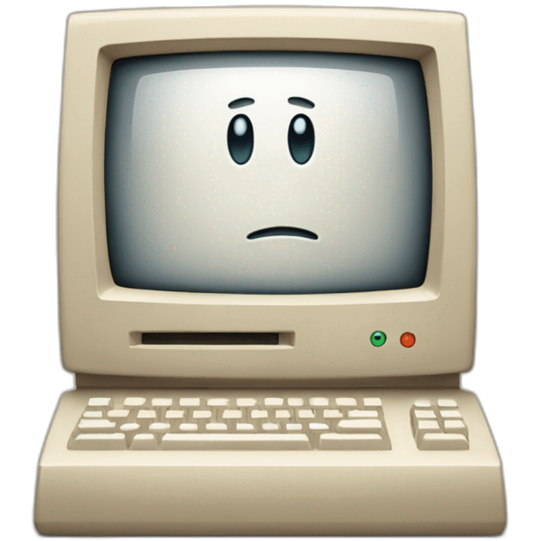 vintage macintosh emoji