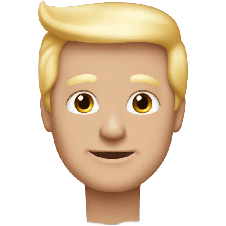 Donald Trump using Skincare ￼ emoji