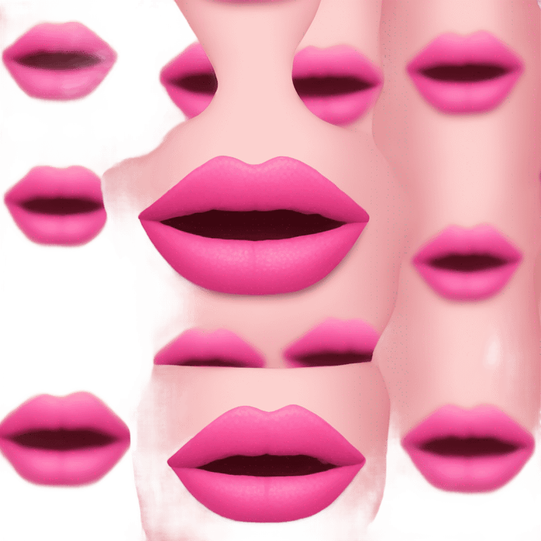 pink lipstick emoji