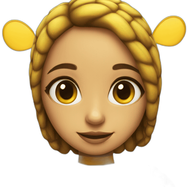 Bee girl emoji