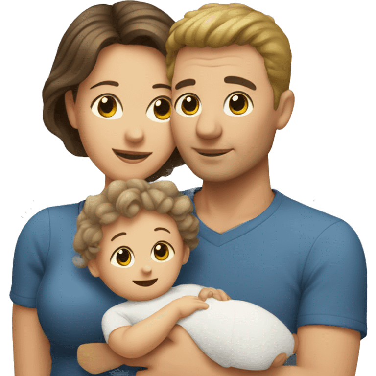 Mum, Dad, Baby  emoji