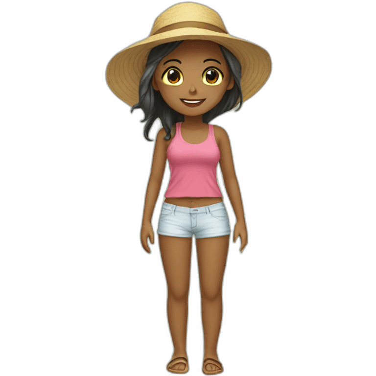 tourism,nature,sunshine,beach,ocean,beautiful girl emoji