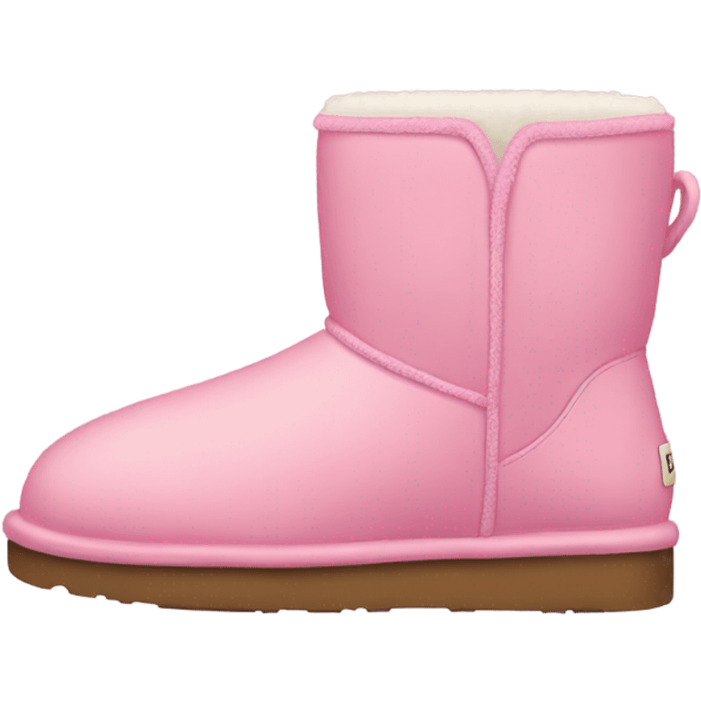 Pink ugg boot emoji