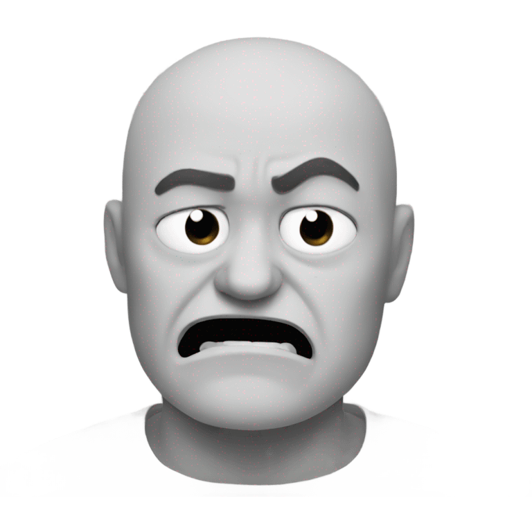 Angry wojak  emoji