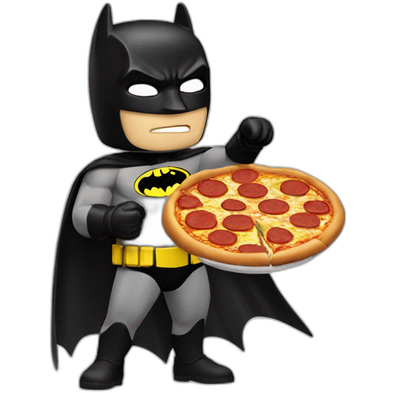 Batman-eating-pizza emoji